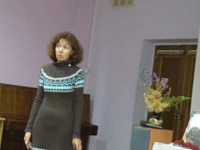 Доцент кафедри мовознавства Абрамчук О.В. ділиться враженнями про захід