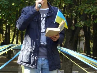 Гранюк Владислав читає твір "Реве та стогне Дніпр широкий"