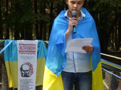 Справжній патріот України Бевз Павло декламує Шевченка