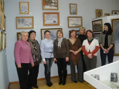 Слухачі курсів в меморіальному музеї Ф.З. Коновалюка в культурно-художньому центрі ВНТУ