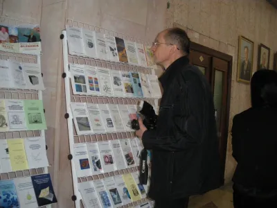 Завідуючий лабораторіями кафедри ЛОТ ВНТУ Сергій Марков цікавиться біобібліографічними покажчиками
