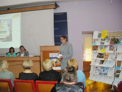 Віншування від зав. кафедри мовознавства ВНТУ, д. філолог. н., професора Лариси Азарової