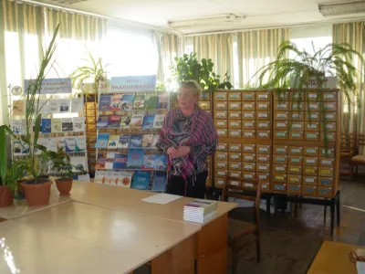 Н. Тарануха знайомить з новаціями в обслуговуванні користувачів