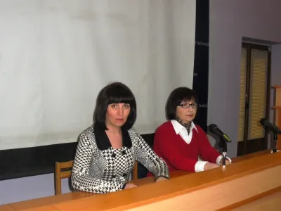 Ведучі вечора Суровенко Г.Ф. та Андронік Л.Д.