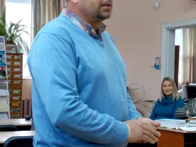 Виступ декана ФКСА О. В. Бісікало