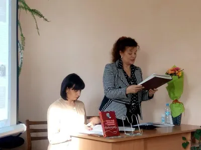 Ведучі заходу - Г. Павлишина та Г. Суровенко