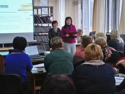 Валентина Жеребкова ділиться досвідом з колегами