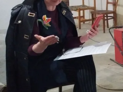 Виступ завсектору розвитку персоналу та практик академічної доброчесності Олени Слободянюк в укритті